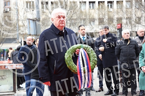 The 112th birthday of the Olympic Committee of Serbia was marked on the plateau in front of the Hotel Moskva.112. rodjendan Olimpijskog komiteta Srbije obelezen je na platou ispred hotela Moskva.