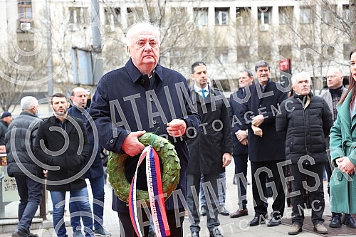 The 112th birthday of the Olympic Committee of Serbia was marked on the plateau in front of the Hotel Moskva.112. rodjendan Olimpijskog komiteta Srbije obelezen je na platou ispred hotela Moskva.