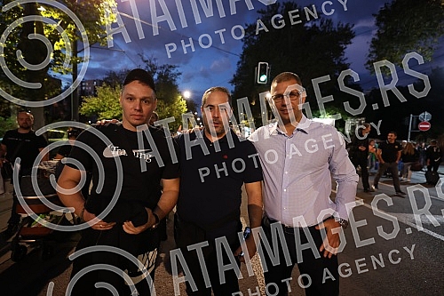 In the organization of the Holy Synod of Bishops of the Serbian Orthodox Church, in front of the Church of Saint Sava, a national prayer for the sanctity of marriage and the family, for harmony and peace in our nation, which was served by Serbian Pat
