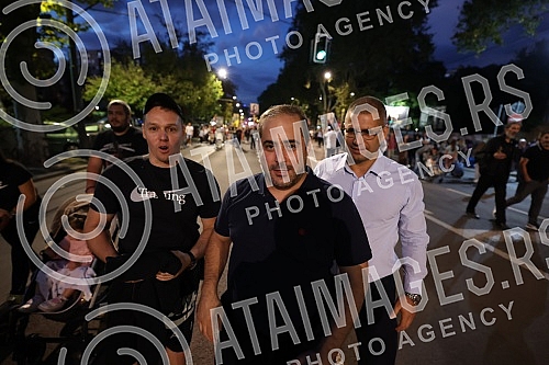 In the organization of the Holy Synod of Bishops of the Serbian Orthodox Church, in front of the Church of Saint Sava, a national prayer for the sanctity of marriage and the family, for harmony and peace in our nation, which was served by Serbian Pat