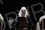 In the organization of the Holy Synod of Bishops of the Serbian Orthodox Church, in front of the Church of Saint Sava, a national prayer for the sanctity of marriage and the family, for harmony and peace in our nation, which was served by Serbian Pat