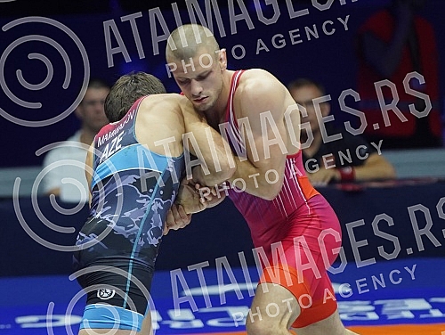 The opening ceremony of the World Wrestling Championship was held in the Stark Arena.Ceremonija svecanog otvaranja Svetskog prvenstva u rvanju odrzana u Stark areni.
