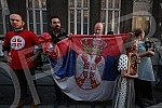 Litany for the salvation of Serbia, during which citizens who oppose the holding of the Europride event walked from the building of the Patriarchate of the Serbian Orthodox Church to the Church of St. Sava.Litije za spas Srbije u okviru koje su gra