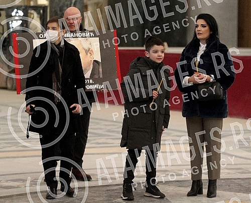 A memorial service was held in the Temple of Saint Sava in Belgrade for the murdered Oliver Ivanovic.U Hramu Svetog Save u Beogradu sluzen je pomen ubijenom Oliveru Ivanovicu. 