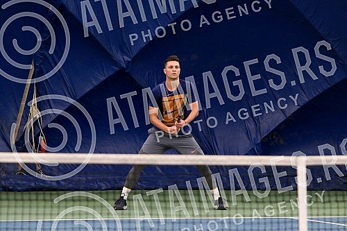 The beginning of the preparations of the Serbian Davis Cup team on the fields of TC Novak.Pocetak priprema srpskog Dejvis kup tima na terenima TC Novak.