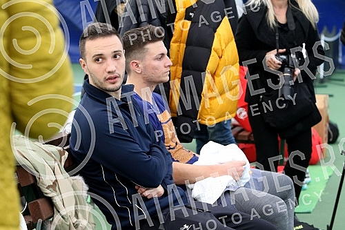 The beginning of the preparations of the Serbian Davis Cup team on the fields of TC Novak.Pocetak priprema srpskog Dejvis kup tima na terenima TC Novak.