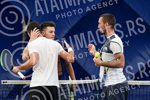 The beginning of the preparations of the Serbian Davis Cup team on the fields of TC Novak.Pocetak priprema srpskog Dejvis kup tima na terenima TC Novak.