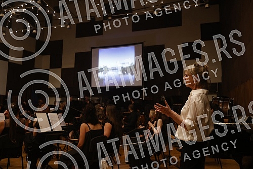 The ceremony marking the 99th anniversary of the Belgrade Philharmonic and the presentation of the conceptual design of Amanda Levete for the future BF Concert Hall was held in the Belgrade Philharmonic Hall.Svecanost povodom obelezavanja 99 godina