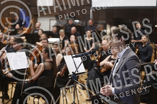 The ceremony marking the 99th anniversary of the Belgrade Philharmonic and the presentation of the conceptual design of Amanda Levete for the future BF Concert Hall was held in the Belgrade Philharmonic Hall.Svecanost povodom obelezavanja 99 godina