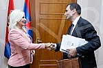 Deputy Prime Minister of the Government of Serbia and Minister of Mining and Energy, Prof. Dr. Zorana Mihajlovic, met with a delegation of the European Bank for Reconstruction and Development (EBRD), led by EBRD Vice President Alain Pilloux, and talk
