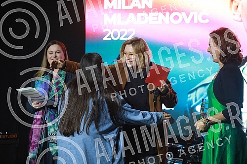 The awarding of the Milan Mladenovic Award 2022 was held in Dorcol Platz.Dodela Nagrade Milan Mladenovic 2022 odrzana je u Dorcol Platzu.