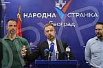 A press conference was held at the People's Party's premises by the party's vice president, Miroslav Aleksic, on the connection between the 
