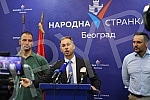 A press conference was held at the People's Party's premises by the party's vice president, Miroslav Aleksic, on the connection between the 