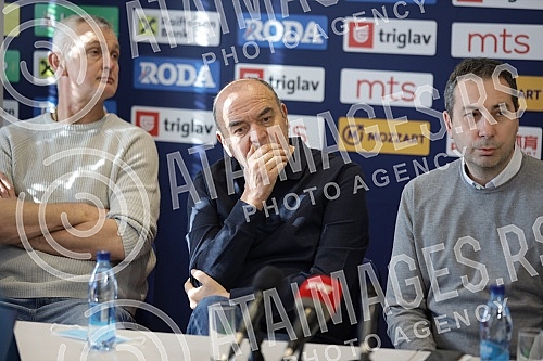 A press conference was held at the Basketball House on the occasion of the fourteenth Dragisa Saric Veterans Memorial Tournament, in which 55 teams from Europe are participating.U Kuci kosarke odrzana je konferencija za medije povodom cetrnaestog M