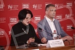 A press conference of the Serbian movement Dveri was held at the Press Center of the Association of Journalists of Serbia with the topic 