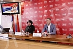 A press conference of the Serbian movement Dveri was held at the Press Center of the Association of Journalists of Serbia with the topic 