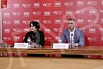 A press conference of the Serbian movement Dveri was held at the Press Center of the Association of Journalists of Serbia with the topic 