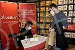 At the Vulkan bookstore in the Usce Shopping Center, Momcilo Bajagic Bajaga signed his book 