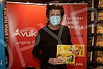 At the Vulkan bookstore in the Usce Shopping Center, Momcilo Bajagic Bajaga signed his book 