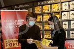 At the Vulkan bookstore in the Usce Shopping Center, Momcilo Bajagic Bajaga signed his book 