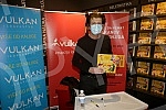 At the Vulkan bookstore in the Usce Shopping Center, Momcilo Bajagic Bajaga signed his book 