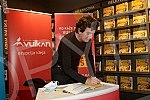 At the Vulkan bookstore in the Usce Shopping Center, Momcilo Bajagic Bajaga signed his book 