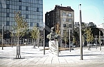 The monument was discovered by Dimitri Tucovic on Slavija Square.Otkriven spomenik Dimitriju Tucovic na trgu Slavija.