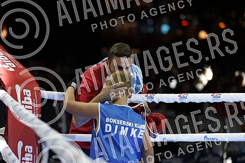 Celebrating World Boxing Day with a class of Roy Jones Jr. at Republic Square.Obelezavanje Svetskog dana boksa uz cas Roj Dzonsa Juniora na Trgu republike.