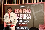 A press conference on the occasion of the announced second concert of the Red Apple group on April 15 in Kombank Hall was held at the Lisbon Club in Kombank Hall.Konferencija za medije povodom najavljenog drugog koncerta grupe Crvena jabuka  15. a