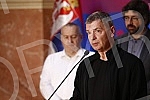 In the House of the National Assembly, a joint media conference of opposition MPs on the occasion of launching a petition for the release of arrested activists from Majdanpek.U  Domu Narodne skupstine zajednicka konferencija za medije opozicionih p