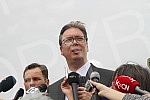 Aleksandar Vucic - Serbian Prime Minister visited works on Belgrade waterfront.Aleksandar Vucic - premijer Srbije obisao radove na Beogradu na vodi. 
