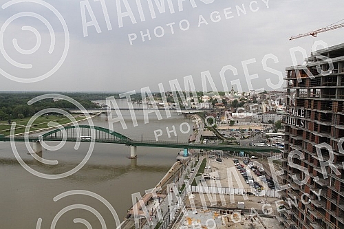 Aleksandar Vucic - Serbian Prime Minister visited works on Belgrade waterfront.Aleksandar Vucic - premijer Srbije obisao radove na Beogradu na vodi. 