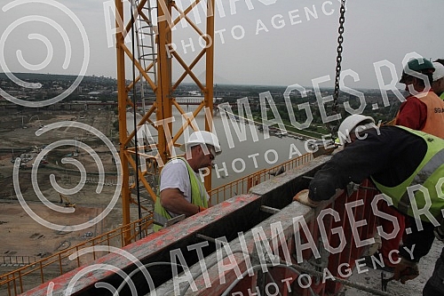 Aleksandar Vucic - Serbian Prime Minister visited works on Belgrade waterfront.Aleksandar Vucic - premijer Srbije obisao radove na Beogradu na vodi. 