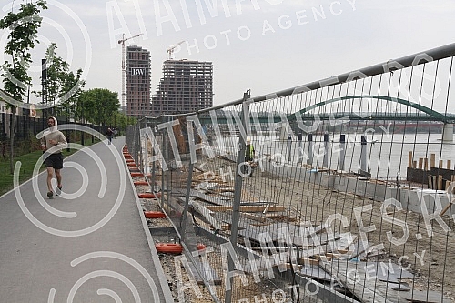 Aleksandar Vucic - Serbian Prime Minister visited works on Belgrade waterfront.Aleksandar Vucic - premijer Srbije obisao radove na Beogradu na vodi. 