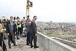 Aleksandar Vucic - Serbian Prime Minister visited works on Belgrade waterfront.Aleksandar Vucic - premijer Srbije obisao radove na Beogradu na vodi. 