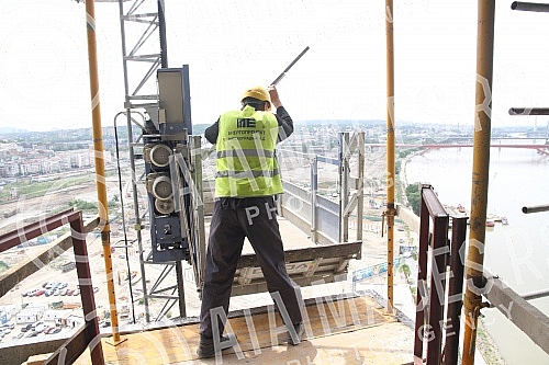Aleksandar Vucic - Serbian Prime Minister visited works on Belgrade waterfront.Aleksandar Vucic - premijer Srbije obisao radove na Beogradu na vodi. 