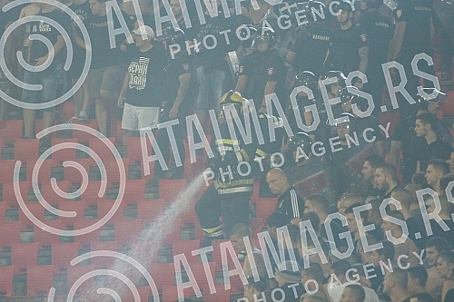 The match of the seventh (7 rounds) of Serbia Superliga was played at the stadium 