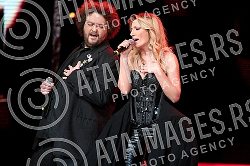 Oscars of popularity in the organization of the magazine Blic Puls held in the Sava Center.Oskar popularnosti u organizaciji casopisa Blic Puls odrzan u Sava centru