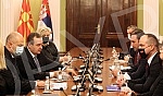 President of the National assembly of Serbia Ivica Dacic met with minister foreign affairs of Northern Macedonia Bujar Osmani.Predsednik Skupstine Srbije Ivica Dacic sastao se sa ministrom spoljnih poslova Severne Makedonije Bujarom Osmanijem