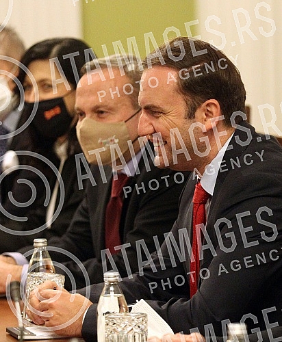 President of the National assembly of Serbia Ivica Dacic met with minister foreign affairs of Northern Macedonia Bujar Osmani.Predsednik Skupstine Srbije Ivica Dacic sastao se sa ministrom spoljnih poslova Severne Makedonije Bujarom Osmanijem