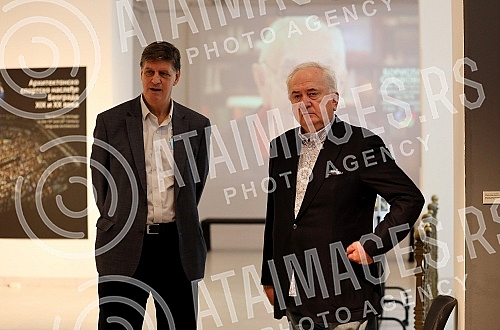 The selector of the Serbian national football team and the winner of the bronze Olympic medal at the Los Angeles Games in 1984, Dragan Stojkovic, visited the exhibition 