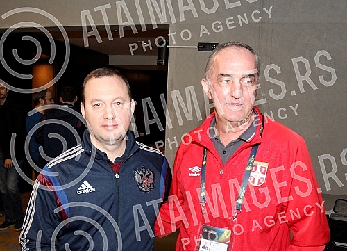 Konferencija za novinare - druzenje sa selektorima ucesnicima polufinala Evropskog prvenstva u futsalu (UEFA futsal Euro 2016, semi-finals).