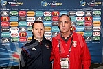 Konferencija za novinare - druzenje sa selektorima ucesnicima polufinala Evropskog prvenstva u futsalu (UEFA futsal Euro 2016, semi-finals).