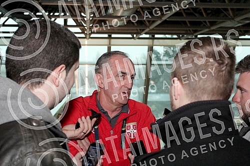 Konferencija za novinare - druzenje sa selektorima ucesnicima polufinala Evropskog prvenstva u futsalu (UEFA futsal Euro 2016, semi-finals).
