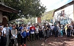 Protest in the village of Topli Do near Pirot against the construction of mini hydropower plants.Protest u selu Topli Do kod Pirota protiv izgradnje mini hidroelektrana.