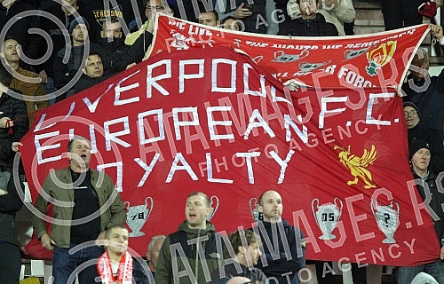Match of the UEFA Champions League Group C between Red Star Belgrade and Liverpool at Rajko Mitic Stadium.Utakmica 4. kola C grupe Lige sampiona izmedju FK Crvena zvezda i FC Liverpool