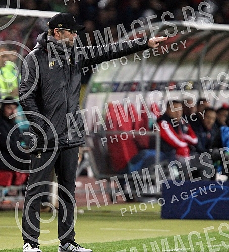 Match of the UEFA Champions League Group C between Red Star Belgrade and Liverpool at Rajko Mitic Stadium.Utakmica 4. kola C grupe Lige sampiona izmedju FK Crvena zvezda i FC Liverpool