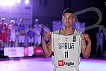 Promotion of new jersey senior teams Serbian Basketball Federation was held in the field of elementary school 