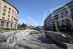 Spring cleaning of the fountain on Nikola Pasic Square.Prolecno sredjivanje fontane na Trgu Nikole Pasica.