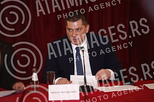 Solemn session of the Belgrade City Assembly at which representatives of the commissions for the City of Belgrade Award - Despot Stefan Lazarevic announced the decisions of the commissions on the winners for 2021 for achievements in nineteen differen